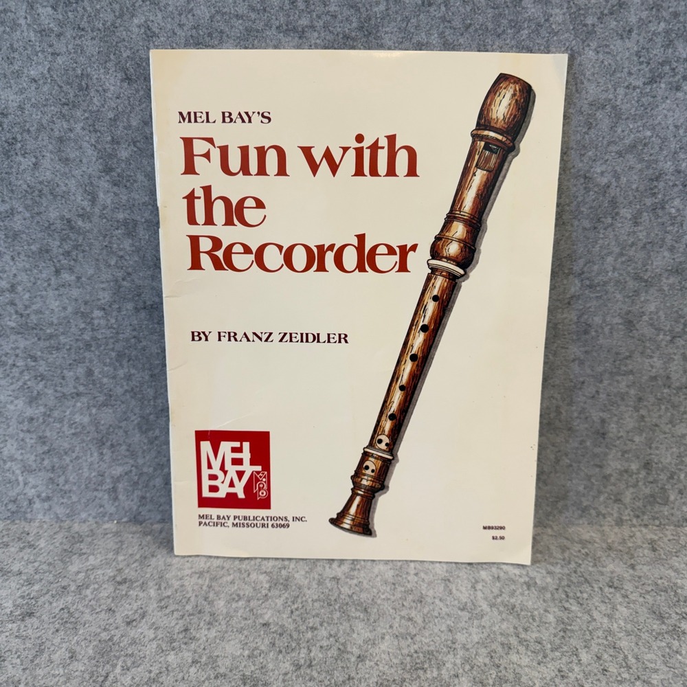 Mel Bay's Fun with the Recorder by Franz Zeidler, Recorder Sheet Music